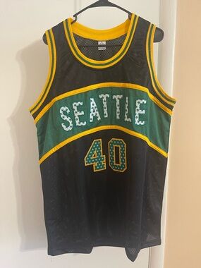 NBA Seattle Supersonics Shawn Kemp Signed Beckett Authenticated Jersey